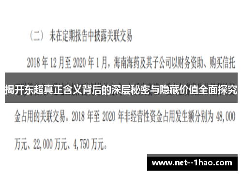 揭开东超真正含义背后的深层秘密与隐藏价值全面探究